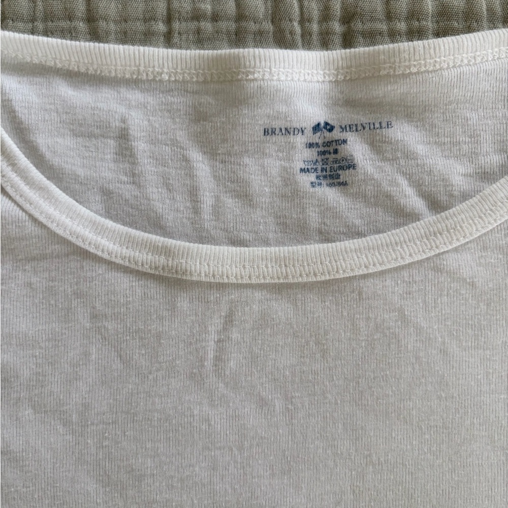 Brandy Melville White Short Sleeve Tee